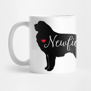 Newfie Love Newfoundland Dog Breed Classic Blue Mug